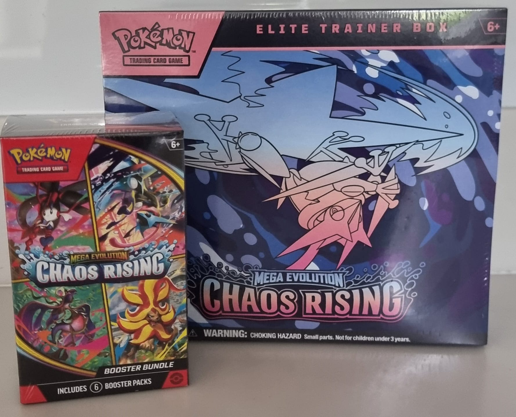 Pokemon Chaos Rising Elite Trainer Box and Booster Packs